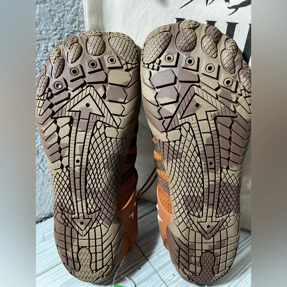 Hike footwear Caspian Adventure Outdoor Non-slip Barefoot Shoes copper men 6/6.5